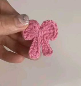 Crochet Bow Hair Clips