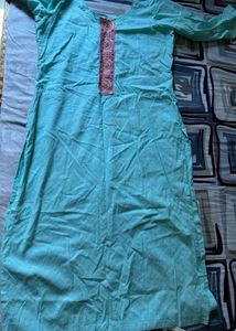 Kurta Paint Dupatta Set Cotton