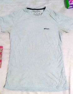 Sky Blue Cotton T-shirt