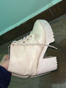 Platform Lace-Up Boots