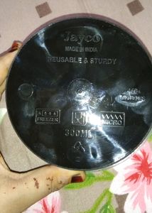 Black Round Container