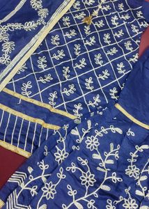 Silver Gota Work Suit Set