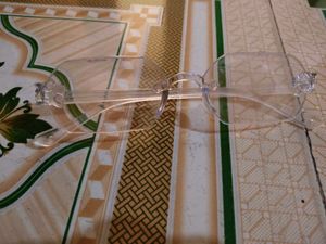 Rimless Clear Fashion Glasses
