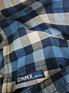 DNMX Blue Checkered Shirt