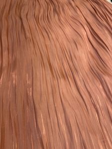 ZARA Metallicpleated skirt with free black Wrap T