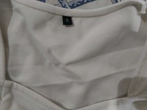 White Ruched Crop Top