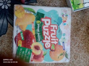 Two Pcs Puzzle Set (Animals And Fruits)