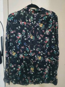 Floral Print Long Sleeve Shirt