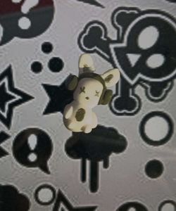 A Cute Bunny Charm 🐰 Wearing Headphones
