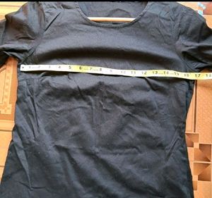 Imported Formal Plain Black Top NEW