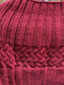 Floral Sleeve Knit Top