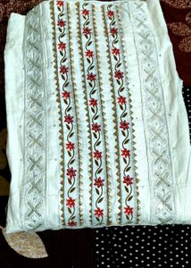 Tikki Work dress Material