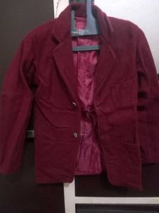 kids maroon coat