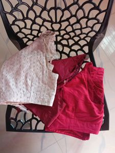 3 Piece Of Combo Pack Designer Blouse Stitched