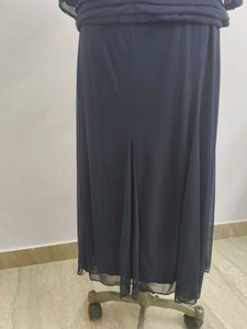 Navy Blue Plus Size Gown
