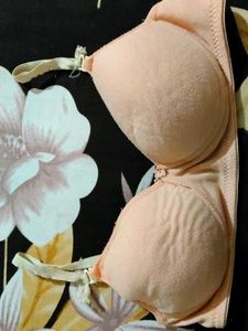 Peach Padded Bra