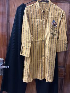 Yellow and Black co ord set