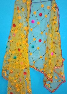 Haldi Embroidery Suit Set