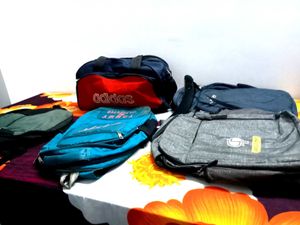 combo of handbags and luggages