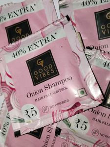Good Vibes Onion Shampoo Sachets