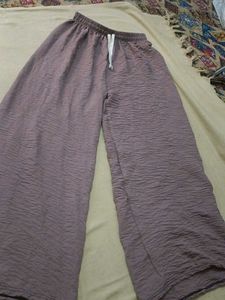 Mauve Crushed Plazzo
