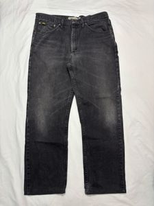 Washed Black Denim Jeans