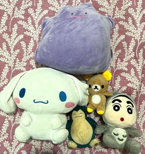 3 Plush Toys Combo