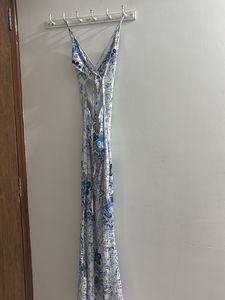 Elegant Floral Print Maxi Dress