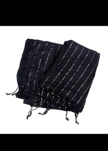 BlackFabric - cotton silk Scarf 🧣