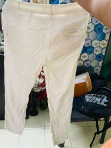 Mango Beige Casual Pants