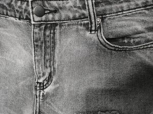 Distressed Denim Shorts