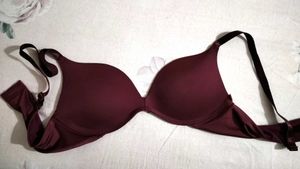 Burgundy Comfort Bra