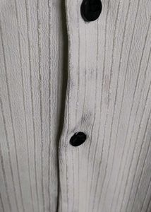 Light Green Striped Shirt