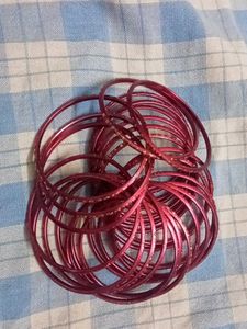 Red &amp; Purple Bangles