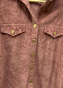 River Island Corduroy Shirt Jacket