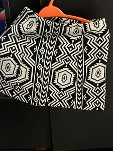 White &amp; Black Skirt