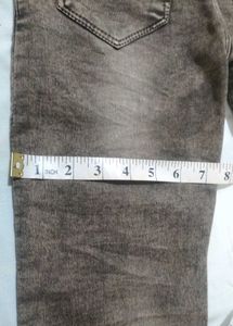 Brownish Grey Slim Jeans