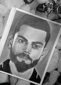 Virat Kohli Portrait Draw