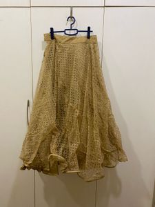 Golden Lehenga Skirt