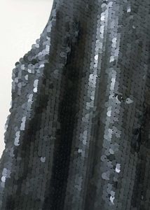Sparkly Black Sequin Tank Top