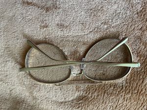 Vintage Aviator Clear Sunglasses