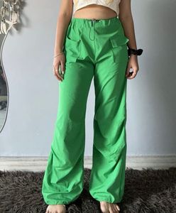 Green Parachute Pants