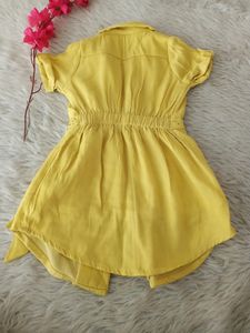Peppermint Kids Yellow Dress