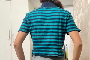Polo Crop Shirt
