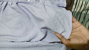 Lavender Button-Down Top