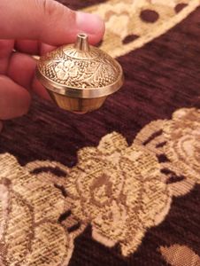 Vintage Sindoor Box Made Of Brass