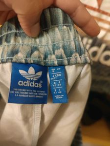 adidas croptop and shorts