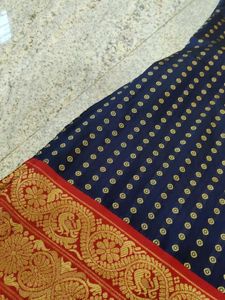 Elegant Blue &amp; Gold Kurta