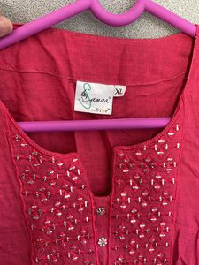 Pink Cotton Top