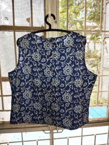 Sleeveless Indo-western Top